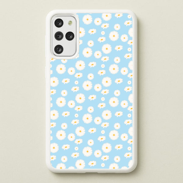 Blue Daisies - Floral  - Floral Phone Case for Galaxy S20 Plus