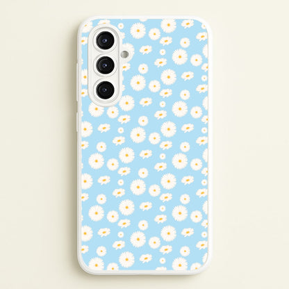 Blue Daisies - Floral  - Floral Phone Case for Galaxy A16