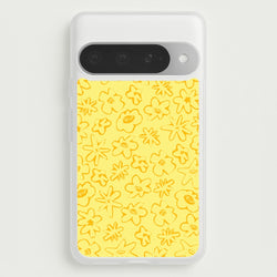 Yellow And Orange - Floral Patterns Phone Case for Google Pixel 10 Pro XL