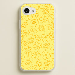 Yellow And Orange - Floral Patterns  - Floral Patterns Phone Case for iPhone 16e