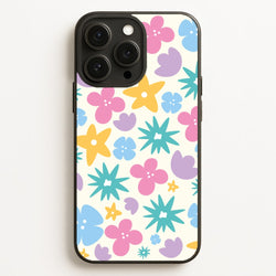 Playful Flowers - Floral Patterns  - Floral Patterns Phone Case for iPhone 16 Pro Max