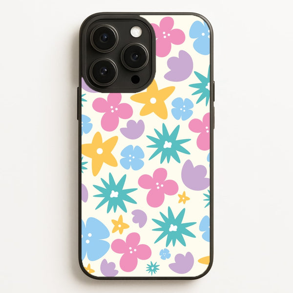 Playful Flowers - Floral Patterns  - Floral Patterns Phone Case for iPhone 16 Pro Max