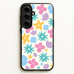 Playful Flowers - Floral Patterns  - Floral Patterns Phone Case for Galaxy A56