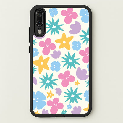 Playful Flowers - Floral Patterns  - Floral Patterns Phone Case for Huawei P20