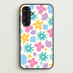 Playful Flowers - Floral Patterns  - Floral Patterns Phone Case for Galaxy A16