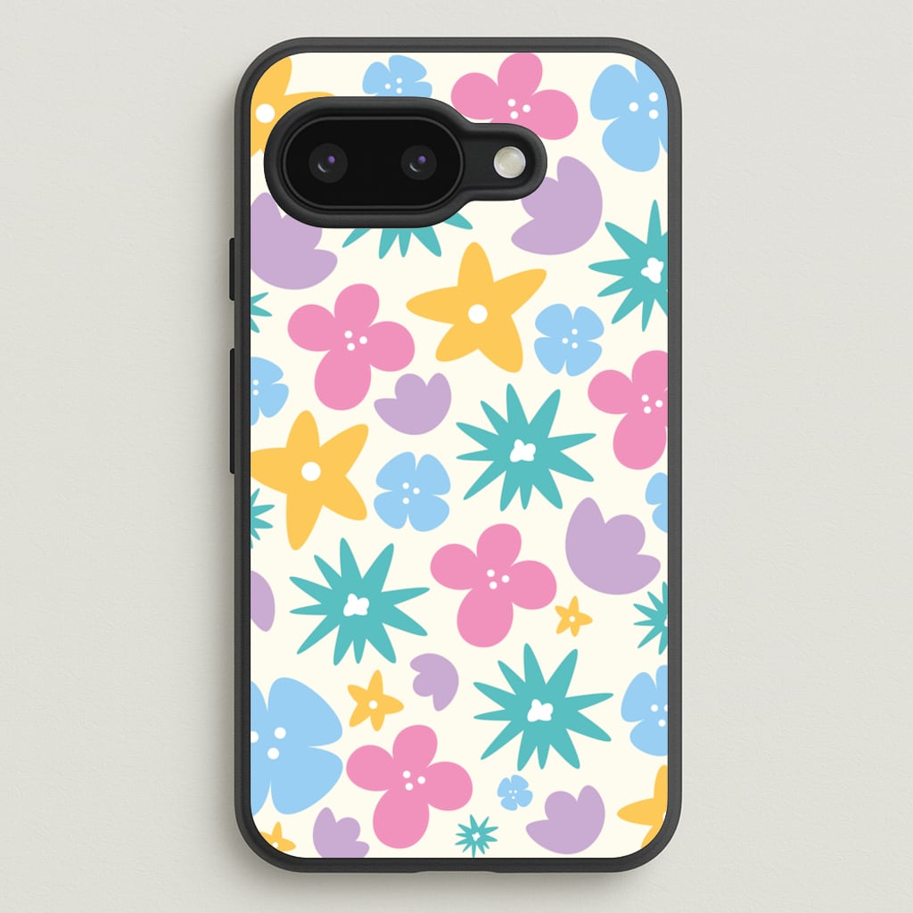 Playful Flowers - Floral Patterns  - Floral Patterns Phone Case for Google Pixel 9a