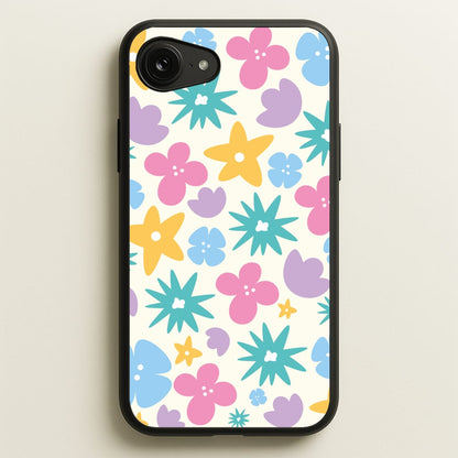 Playful Flowers - Floral Patterns  - Floral Patterns Phone Case for iPhone 16e