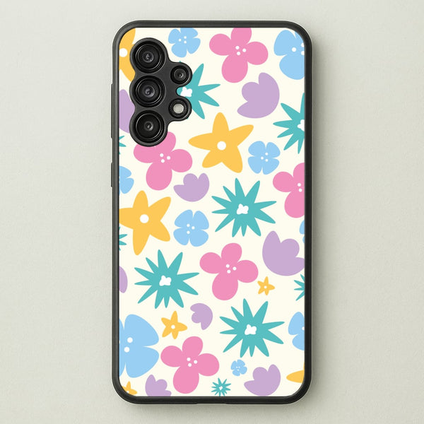 Playful Flowers - Floral Patterns  - Floral Patterns Phone Case for Galaxy A13