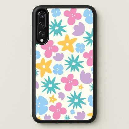 Playful Flowers - Floral Patterns  - Floral Patterns Phone Case for Huawei P20 Pro