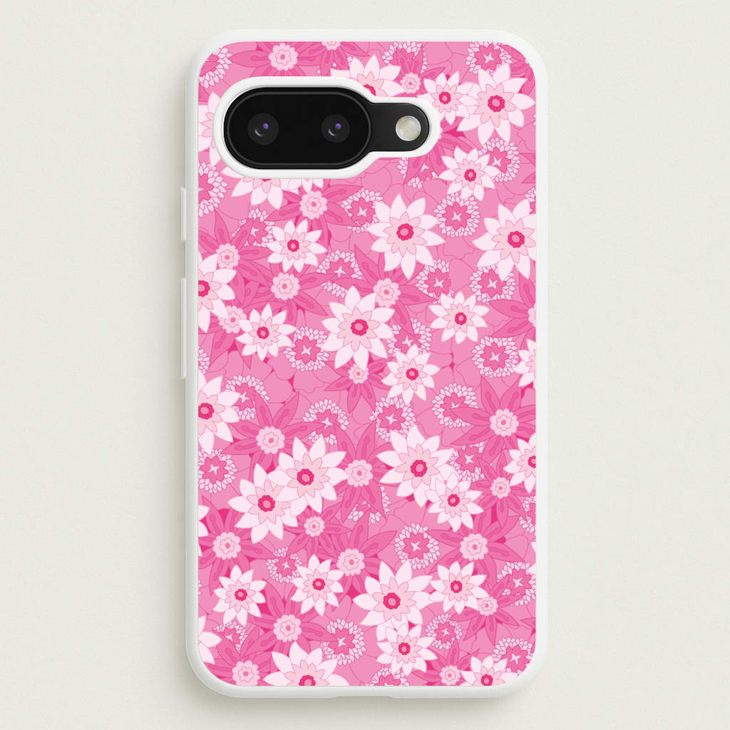 Pink Flowers - Floral Patterns  - Floral Patterns Phone Case for Google Pixel 9a
