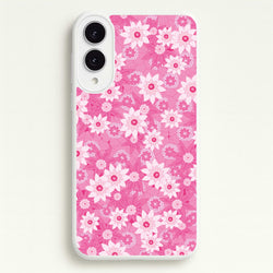 Pink Flowers - Floral Patterns  - Floral Patterns Phone Case for Galaxy S25 Edge