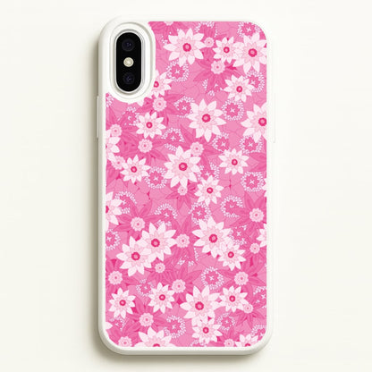 Pink Flowers - Floral Patterns  - Floral Patterns Phone Case for iPhone XS Max