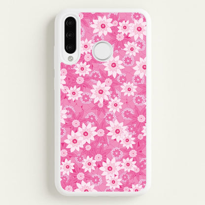 Pink Flowers - Floral Patterns  - Floral Patterns Phone Case for Huawei P30 Lite
