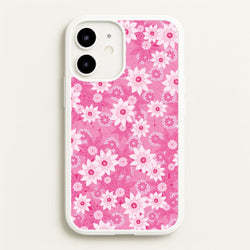 Pink Flowers - Floral Patterns  - Floral Patterns Phone Case for iPhone 12 / 12 Pro