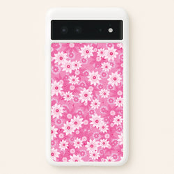 Pink Flowers - Floral Patterns  - Floral Patterns Phone Case for Google Pixel 6