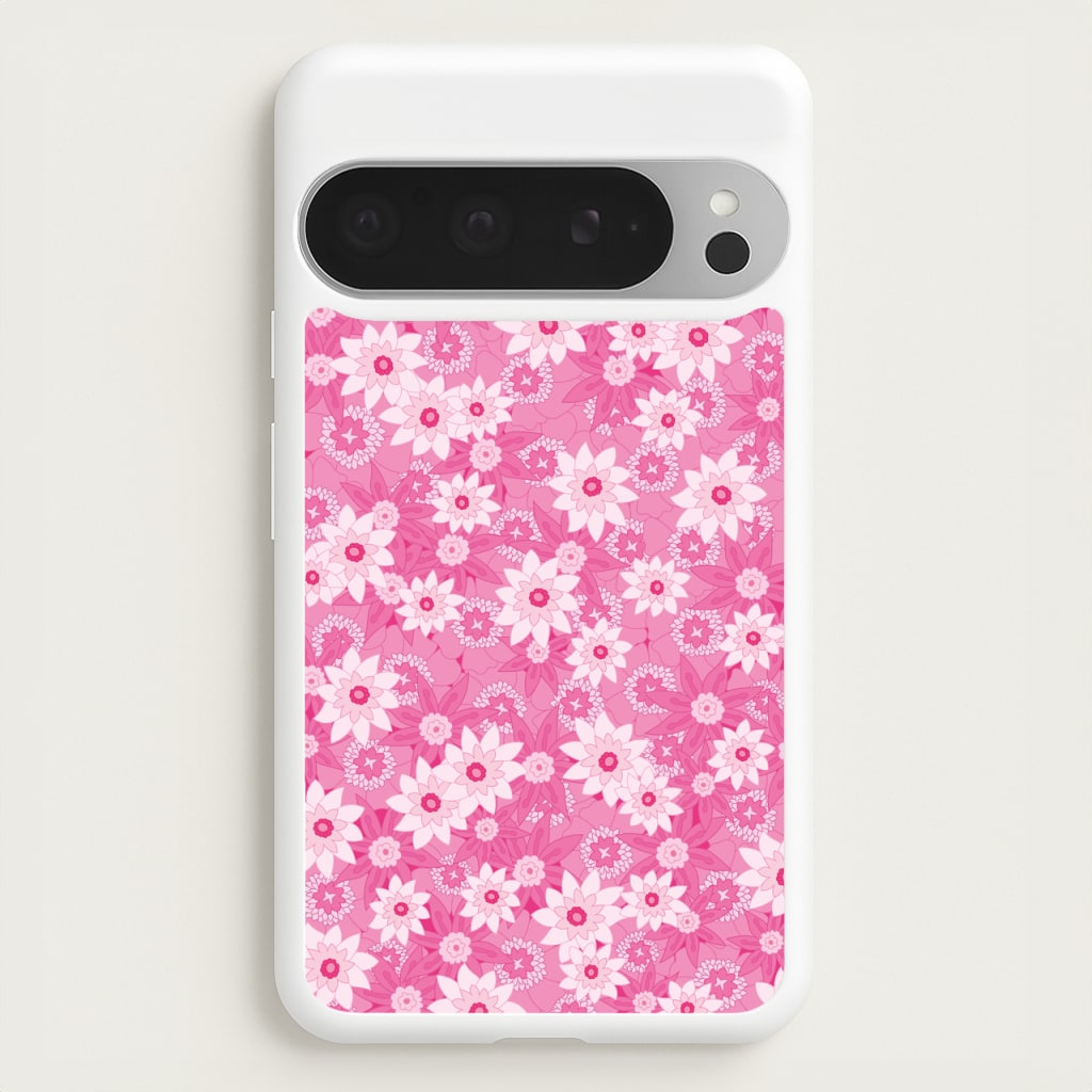 Pink Flowers - Floral Patterns  - Floral Patterns Phone Case for Google Pixel 9 Pro XL