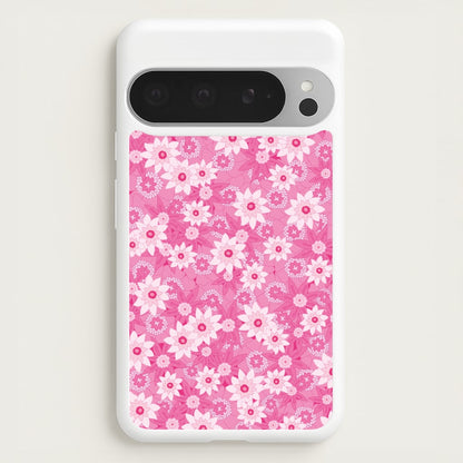 Pink Flowers - Floral Patterns  - Floral Patterns Phone Case for Google Pixel 9 Pro XL