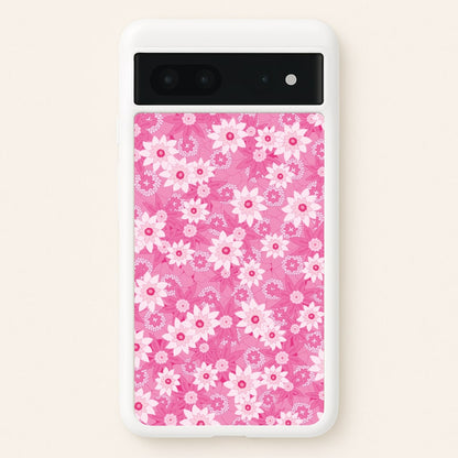 Pink Flowers - Floral Patterns  - Floral Patterns Phone Case for Google Pixel 7