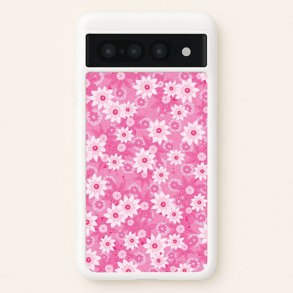 Pink Flowers - Floral Patterns  - Floral Patterns Phone Case for Google Pixel 7 Pro