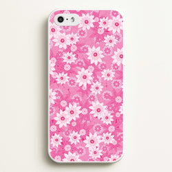Pink Flowers - Floral Patterns  - Floral Patterns Phone Case for iPhone 5 / 5s / SE 2016