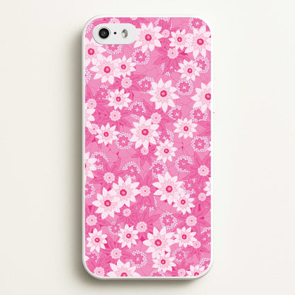 Pink Flowers - Floral Patterns  - Floral Patterns Phone Case for iPhone 5 / 5s / SE 2016