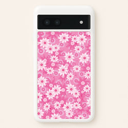 Pink Flowers - Floral Patterns  - Floral Patterns Phone Case for Google Pixel 6a
