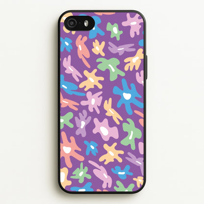Abstract Flowers- Floral Patterns  - Floral Patterns Phone Case for iPhone 5 / 5s / SE 2016