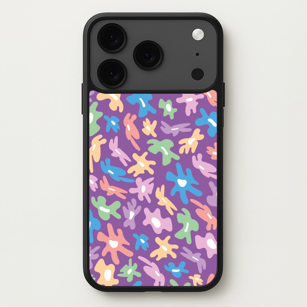 Abstract Flowers- Floral Patterns Phone Case for iPhone 17 Pro Max