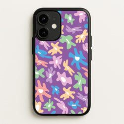 Abstract Flowers- Floral Patterns  - Floral Patterns Phone Case for iPhone 12 / 12 Pro