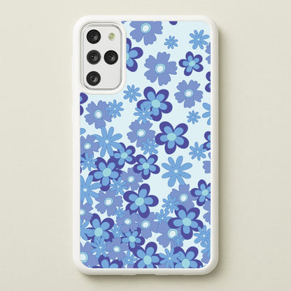 Blue Flowers - Floral Patterns  - Floral Patterns Phone Case for Galaxy S20 Plus