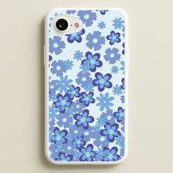 Blue Flowers - Floral Patterns  - Floral Patterns Phone Case for iPhone 16e