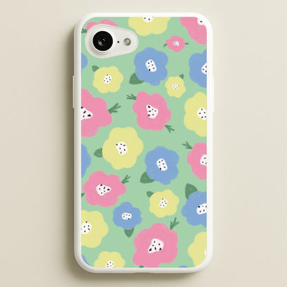Painted Flowers - Floral Patterns  - Floral Patterns Phone Case for iPhone 16e