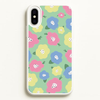 Painted Flowers - Floral Patterns  - Floral Patterns Phone Case for iPhone XS Max