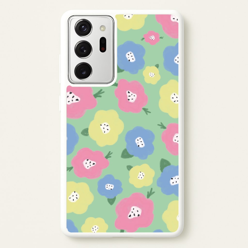 Painted Flowers - Floral Patterns  - Floral Patterns Phone Case for Galaxy Note 20 Ultra