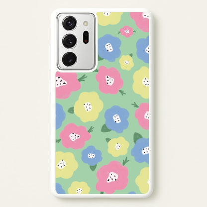 Painted Flowers - Floral Patterns  - Floral Patterns Phone Case for Galaxy Note 20 Ultra
