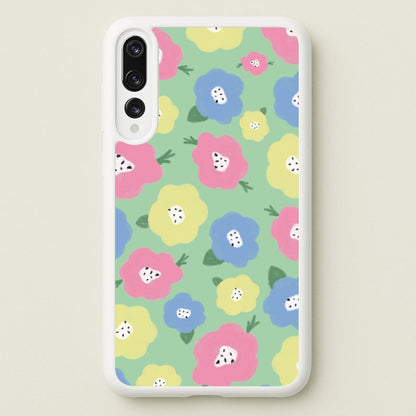 Painted Flowers - Floral Patterns  - Floral Patterns Phone Case for Huawei P20 Pro