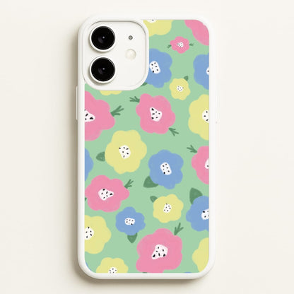 Painted Flowers - Floral Patterns  - Floral Patterns Phone Case for iPhone 11