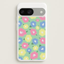 Painted Flowers - Floral Patterns  - Floral Patterns Phone Case for Google Pixel 9 / 9 Pro
