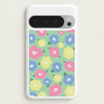 Painted Flowers - Floral Patterns  - Floral Patterns Phone Case for Google Pixel 9 Pro XL