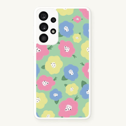 Painted Flowers - Floral Patterns  - Floral Patterns Phone Case for Galaxy A53