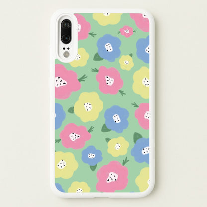 Painted Flowers - Floral Patterns  - Floral Patterns Phone Case for Huawei P20