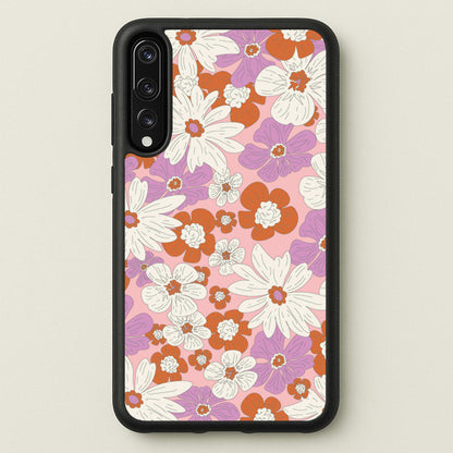 Retro Flowers - Floral Patterns  - Floral Patterns Phone Case for Huawei P20 Pro