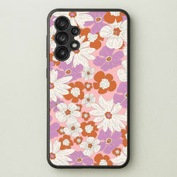 Retro Flowers - Floral Patterns  - Floral Patterns Phone Case for Galaxy A13