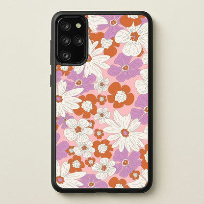 Retro Flowers - Floral Patterns  - Floral Patterns Phone Case for Galaxy S20 Plus