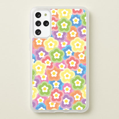 Psychedelic Flowers - Floral Patterns  - Floral Patterns Phone Case for Galaxy S20 Plus