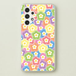 Psychedelic Flowers - Floral Patterns  - Floral Patterns Phone Case for Galaxy A13