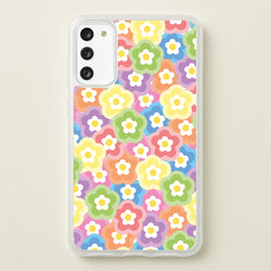 Psychedelic Flowers - Floral Patterns  - Floral Patterns Phone Case for Galaxy S20