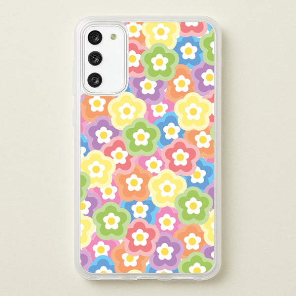 Psychedelic Flowers - Floral Patterns  - Floral Patterns Phone Case for Galaxy A41