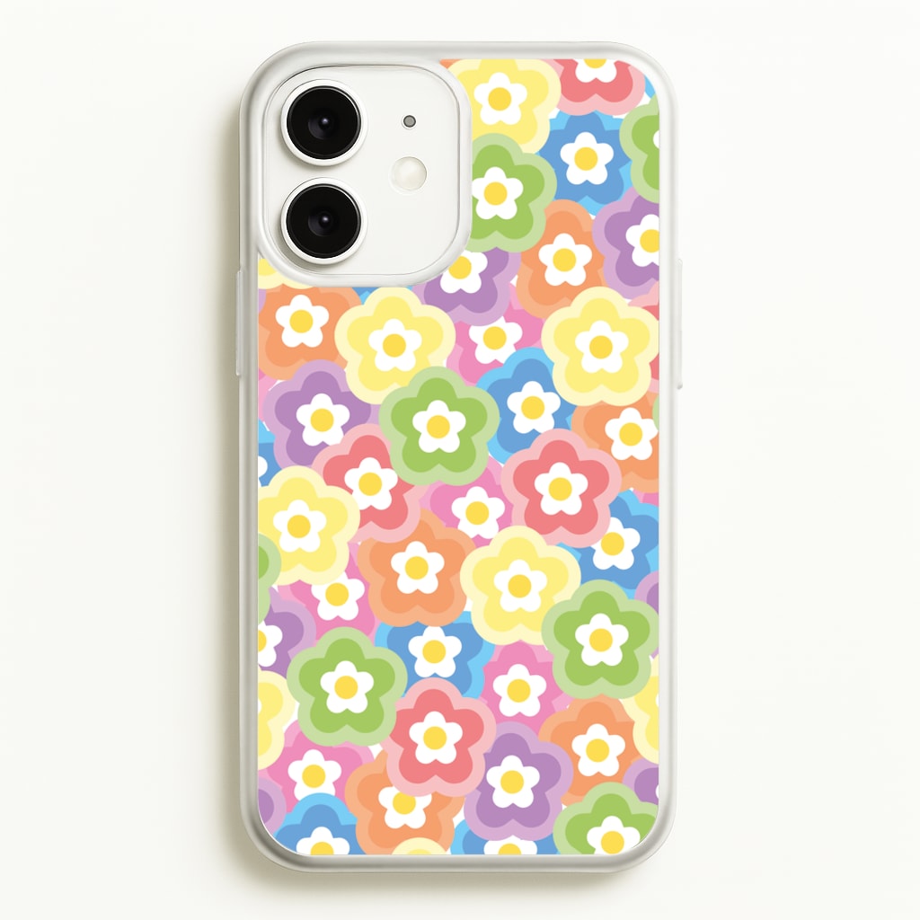 Psychedelic Flowers - Floral Patterns  - Floral Patterns Phone Case for iPhone 11