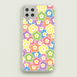 Psychedelic Flowers - Floral Patterns  - Floral Patterns Phone Case for Galaxy A12